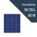 85W Polikristal Güneş Paneli