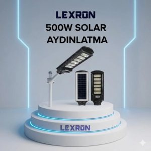 500W Solar Led Aydınlatma