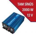 2000W/12V Tam Sinüs İnverter
