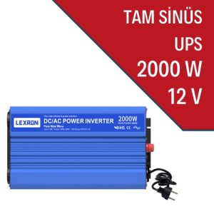 2000W/12V Tam Sinüs İnverter (UPS)