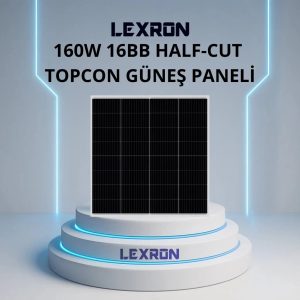 160W Half-Cut TOPCON Güneş Paneli