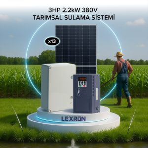 3HP | 2.2KW (380V) TARIMSAL SULAMA PAKETİ
