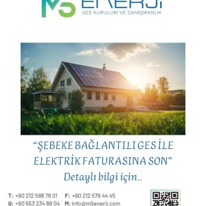 3.66KW Monofaze Şebeke Bağlantılı GES