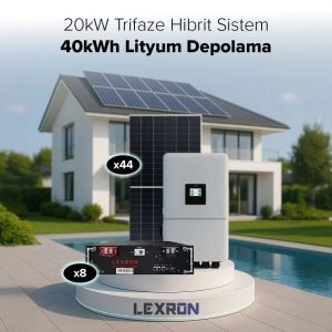 20KW Trifaze Hibrit Sistem