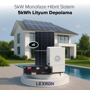 5KW Monofaze Hibrit Sistem