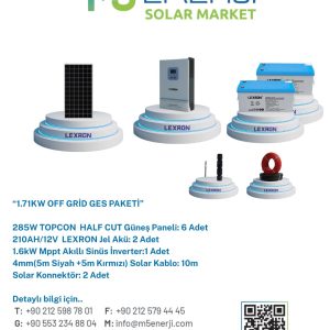 1.71KW OFF GİRD GES PAKETİ
