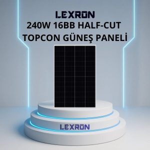 240W Half-Cut TOPCON Güneş Paneli