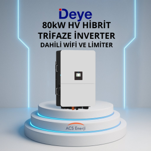 80KW Trifaze Hibrit HV İnverter